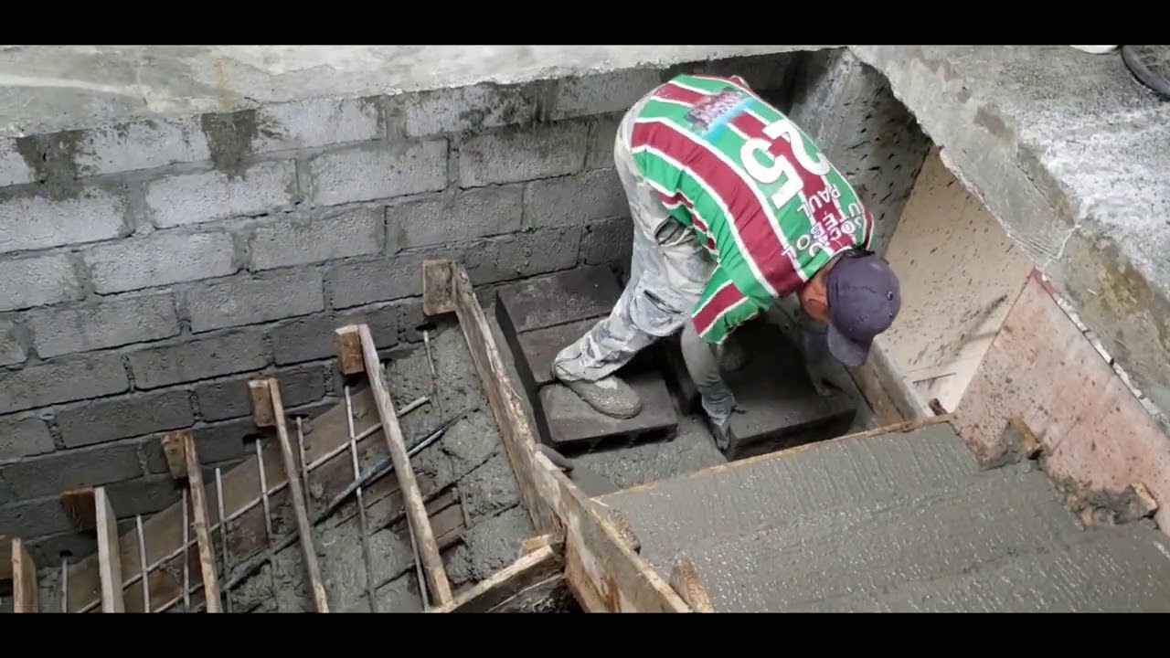 Escalera de Cemento calculo de materiales