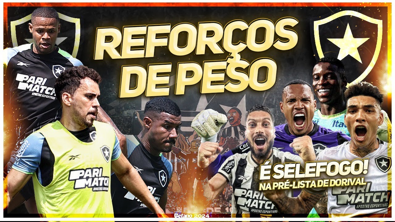 🚨JR SANTOS, CUIABANO E EDUARDO RETORNAM AOS TREINOS | BOTAFOGO TEM 4 NOMES NA PRÉ-LISTA DA SELEÇÃO