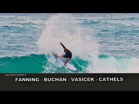 Surfing A Duranbah Super Session! Mick Fanning, Ace Buchan, Nick Vasicek, Davey Cathels & Co!