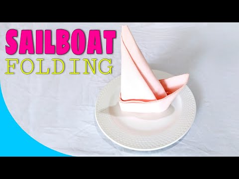 SAILBOAT NAPKIN FOLDING