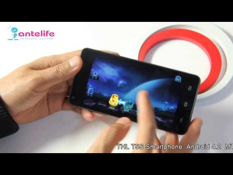 THL T5S First Look&Hands On MTK6582 Quadcore 1.3Ghz 1GB/4GB