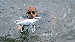 DJI PHANTOM 4 RIVER CRASH!