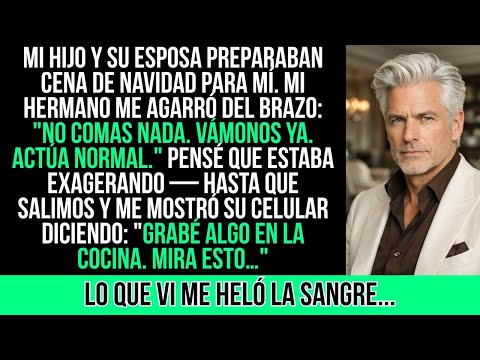 Mi Hijo Organizaba Cena De Navidad Para Mí Cuando Mi Hermano Dijo: "No Comas Nada. Sal Ahora…"