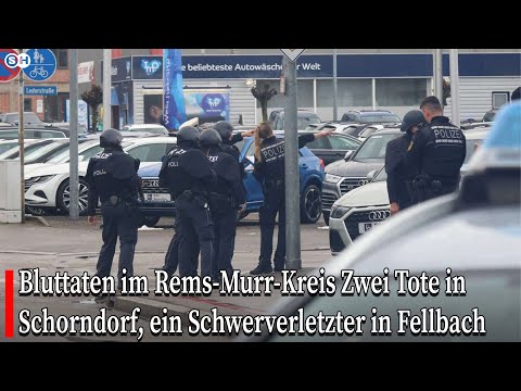 Bluttaten im Rems-Murr-Kreis Zwei Tote in Schorndorf, ein Schwerverletzter in Fellbach  #garmany