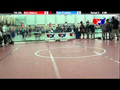 University Nat`ls GR 74 KG / 163 lbs: Kory Deberry vs. Sean O`malley