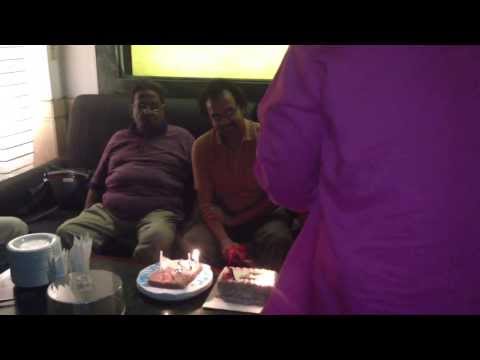 Birthday cake cut ! MUDITHA !!