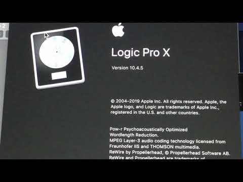 Logic Pro X 10.4.5  update