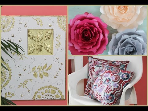 ManosalaObraTv - Programa 35 - Cuadros Dorados - Flores de Papel - Reciclar Almohadones