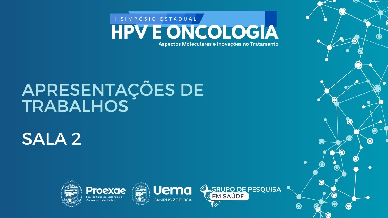 Apresentação oral dos trabalhos científicos (Sala 2)