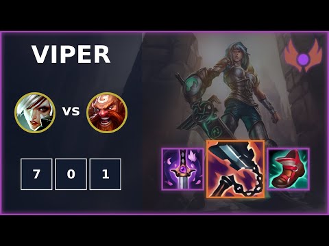 [ Viper ] Riven TOP vs Gragas | KR MASTER | LOL Season 2022