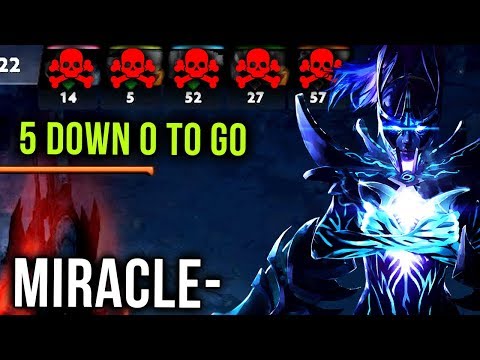 Miracle- Phantom Assassin Carry Beast! 5 Down, 0 to GO! - Dota 2 Crazy Gameplay
