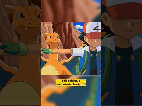when ash left charizard to train #shorts