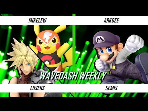Wavedash Weekly 69 - MikeLew (Pikachu, Cloud) vs. Arkdee (Mario) - Losers Semis