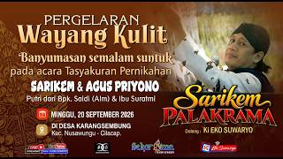 Download lagu LIVE WAYANG KULIT DALANG KI EKO SUWARYO LAKON SARIKEM PALAKRAMA mp3
