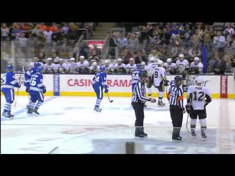 Penguins @ Leafs - Mikhail Grabovski Scores - 111029