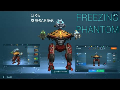 FREEZING PHANTOM WITH CRYO RIME Gameplay_war robot WR