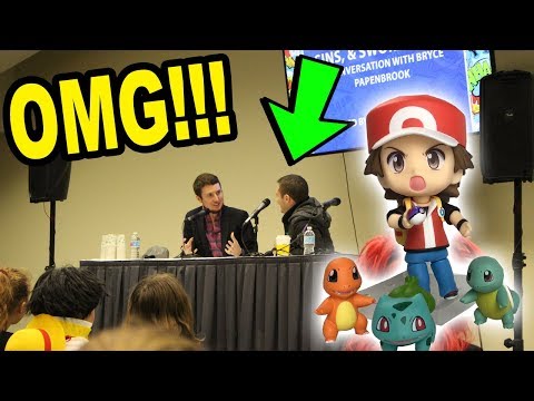 OMG I MET THE VOICE OF RED FROM POKEMON ORIGINS + Unboxing a Nendoroid!