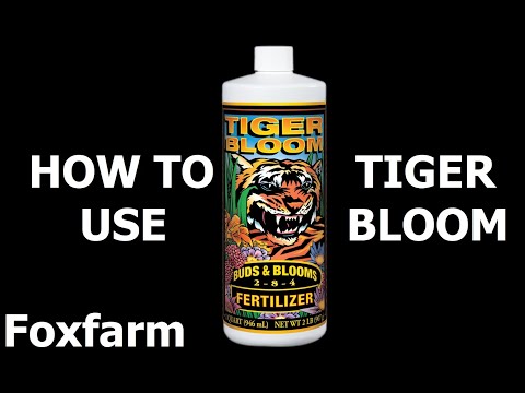 Tiger Bloom Liquid Fertilizer (Foxfarm) - How to Use