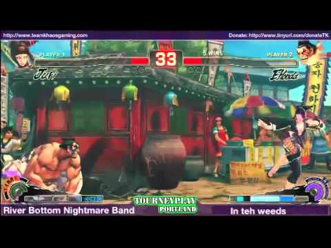 Tourneyplay Portland Teams - River Bottom Nightmare Band  vs Team In Teh Weeds