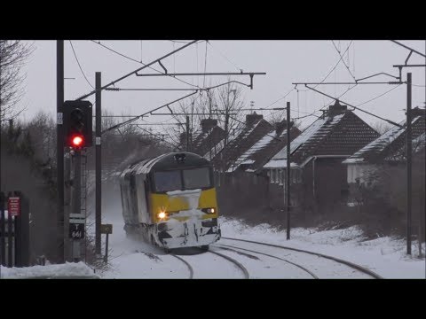 Colas Rail Class 60+DRS Class 37 Pass Through Cramlington Working Wrong Line With 0G99