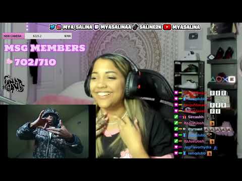 Mya Salina REACTS to Sha Gz - Poppa Perry (ProdBy @YoJayProduction  (Music Video)