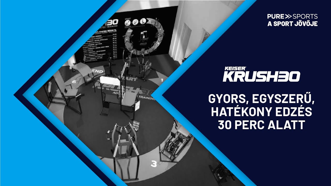 KEISER különlegesség: KRUSH30 gyorsított köredzés thumbnail