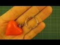 Как сделать брелки сердечко своими руками на 8 марта / How to Make a Heart Key Chain ...
