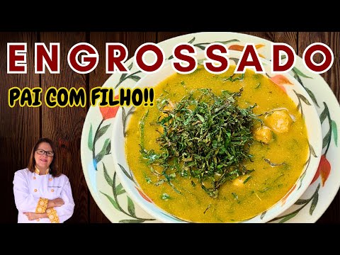 COMO FAZER ENGROSSADO DE FRANGO SUPER CREMOSO, COM CRISPY DE COUVE. RECEITA DE MINHA INFÂNCIA!