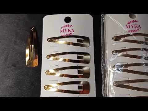 CARTELA TIC TAC COM 12UN METAL DOURADO 5,5 CM