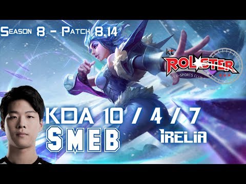 KT Smeb IRELIA vs JAYCE Top - Patch 8.14 KR Ranked