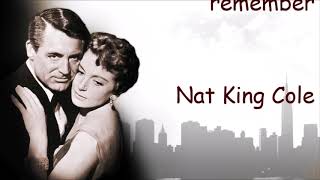 An Affaire to Remember   Nat King Cole   +   lyrics