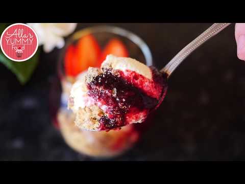 How to make Easy Cherry Dessert in a cup | Cherry Dessert Recipe