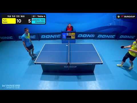 09:55 Yurii Kolos - Vladyslav-Ivan Sheremeta 03.09.2023 TT Euro.Cup Ukraine  Professional.Table 4
