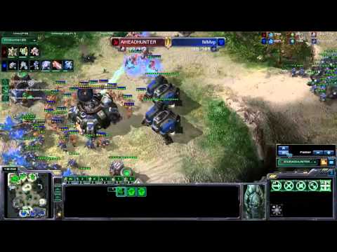 AiHEADHUNTER vs IMMvp (fake) - Starcraft 2 PvT