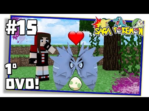 Minecraft: Saga Pokémon #15: SÓ AMOR! MEU PRIMEIRO OVO DE POKÉMON! - (Breeding / Pixelmon)
