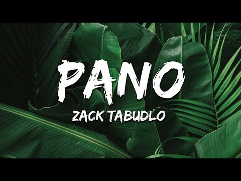 Zack Tabudlo - Pano (Lyrics)