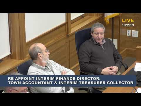 Foxborough Board of Selectmen 1/22/19