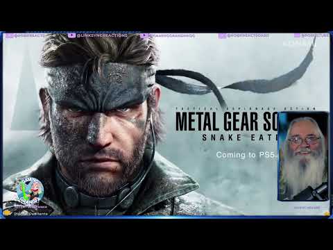 Metal Gear Solid Delta Gaming Grandpa Reacts - Snake Eater Announcement Trailer | PS5 Games
