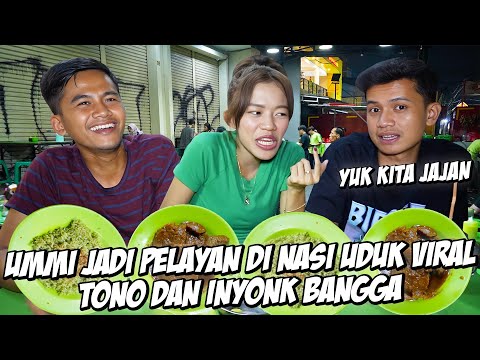 UMMI JADI PELAYAN DI NASI UDUK VIRAL.. TONO & INYONK BANGGA.. KERJA KERAS BUAT KELUARGA
