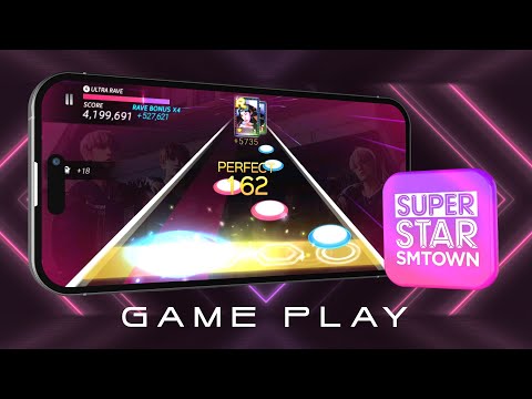 [SSM] K-POP Rhythm Game SUPERSTAR SMTOWN Class Pt.1 l Game Play   - YouTube