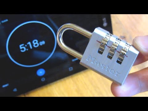 Find Lost Combination for Master Lock | Try Every Combination