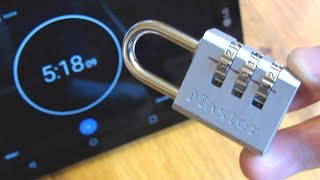 Find Lost Combination for Master Lock | Try Every Combination