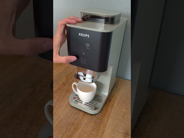 Video Teaser für KRUPS Coffee Crush Test von Daniel: kompakte Kaffeemaschine & Funktionen erklärt