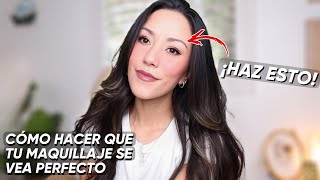 Cómo hacer que tu MAQUILLAJE se vea PERFECTO👌 ¡HAZ ESTO! ✨
