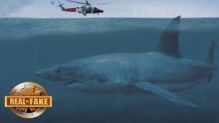 LIVE MEGALODON ON CAMERA BRAZIL - real or fake?