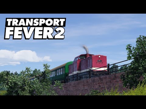 Transport Fever 2 Usedom Führerstandsmitfahrt: Nebenbahn Wolgast - Sauzin | V100