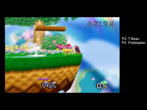 T-Beau (Captain Falcon) vs Fireblaster (Yoshi, Mario)