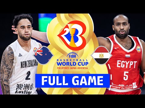 New Zealand v Egypt | Full Basketball Game | FIBA Basketball World Cup 2023
