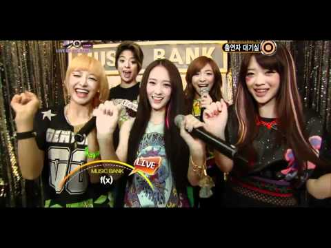 120615 Music Bank_f(x) Waiting Room