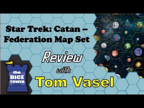 Dice Tower Reviews: Star Trek: Catan - Federation Space Map Set